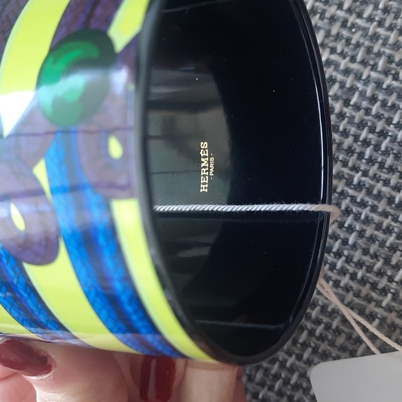 Hermes printed Enamel bracelet - Picture 12 of 17